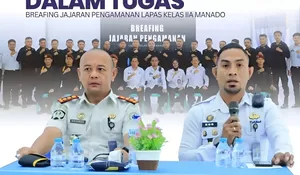 Professional dalam Tugas, Briefing Jajaran Pengamanan Lapas Kelas IIA Manado