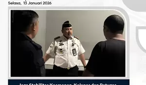 Jaga Stabilitas Keamanan, Kalapas Tahuna Trolling Lingkungan Lapas