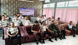 Panen Raya Ketahanan Pangan Digelar Secara Virtual, Lapas Muara Teweh Ikuti Zoom Bersama Kementerian ImiPas