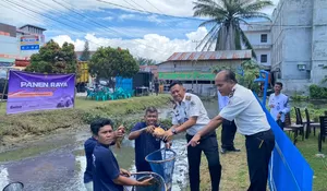 Dukung Ketahanan Pangan Nasional, Lapas Gunungtua Ikut Serta Panen Raya Serentak Kemenimipas 2026