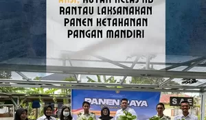 Dukung 15 Program Aksi, Rutan Kelas IIB Rantau Laksanakan Panen Ketahanan Pangan Mandiri