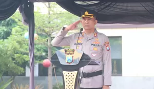 Upacara Hari Kesadaran Nasional, Wakapolresta Sidoarjo Tekankan Profesionalisme Personel