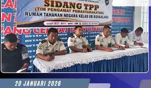 Bahas Pengusulan Tamping, Rutan Sidikalang Gelar Sidang TPP