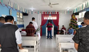 Bersama Tuhan Menuju Pemulihan, Warga Binaan Lapas Muara Teweh Temukan Harapan Baru Melalui Program Pembinaan Nasrani