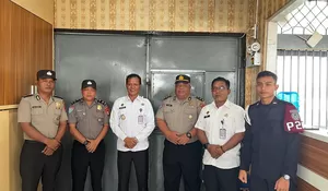 Perkuat Keamanan dan Pembinaan, Kalapas Muara Teweh Terima Koordinasi Binmas Polres Barito Utara