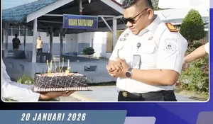 Penuh Sukacita, Rutan Kelas IIB Sidikalang Rayakan Ulang Tahun Karutan Loviga Sembiring