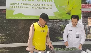 Dukung Ketahanan Pangan, Bapas Kelas II Muara Teweh Laksanakan Budidaya Hidroponik bagi Klien Pemasyarakatan
