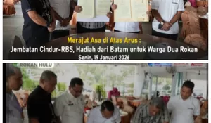 Luar Biasa Kebersamaan, Bupati Rohul - Rohil Tandatangan MoU Jembatan Cindur-RBS, Hadiah Untuk Masyarakat Dua Daerah