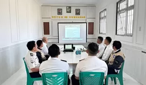Bahas Pendidikan Kesetaraan, Rutan Humbahas Ikuti Rapat Virtual Arahan Ditjenpas