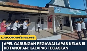 Perkuat Integritas dan Kedisiplinan, Lapas Kotanopan Gelar Apel Pagi Gabungan