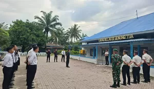 Apel Pagi Pegawai Lapas Gunungtua Kokohkan Disiplin dan Integritas Pegawai