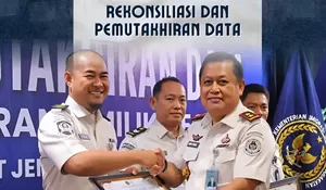 Pegawai Rutan Rantau Raih Penghargaan Operator GLP Terbaik I pada Kegiatan Rekonsiliasi dan Pemutakhiran Data