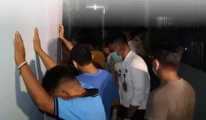 Deteksi Dini Gangguan Kamtib, Petugas Lapas Manado Lakukan Penggeledahan Kamar Hunian WBP