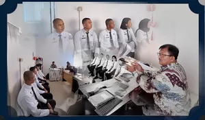 Plh Kalapas Gunungsitoli Berikan Arahan kepada CPNS Terkait Latsar 2026