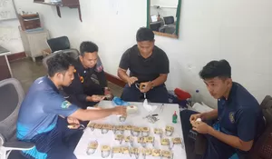 Lapas Gunungtua Lakukan Pemeliharaan Inventaris Pengamanan