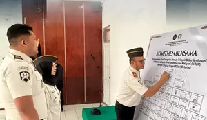 Rutan Rantau Tandatangani Komitmen Bersama Pembangunan Zona Integritas