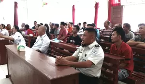 Lapas Kelas IIB Gunungsitoli Laksanakan Penyuluhan Agama Kristen bagi Warga Binaan