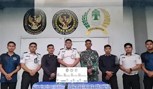 Sinergi TNI-Pemasyarakatan, Rutan Rantau Gelar Penggeledahan Rutin Upaya Preventif Jaga Keamanan dan Ketertiban