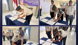 Perkuat Pembangunan Zona Integritas, Rutan Humbahas Lakukan Penandatanganan Komitmen Bersama