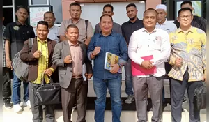 Didampingi Penasehat Hukum, 12 Orang Masyarakat Desa Senama Nenek, Siap Hadapi Gugatan Jaksa Pengacara Negara Kuasa PTPN IV Regional III