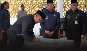 Bupati Anton Resmi Lantik Pejabat Eselon II dan III Pemkab Rokan Hulu, Dihadiri Wabup, Ketua DPRD dan Forkomda 