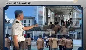 Lapas Gunungsitoli Laksanakan Pembinaan Kepramukaan sebagai Upaya Penguatan Karakter dan Kepribadian WBP