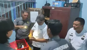 Lapas Tahuna-Polres Sangihe Kolaborasi Cek Fisik Senpi
