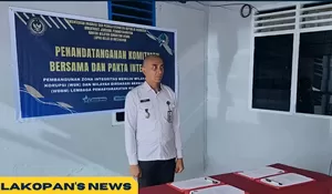 Lapas Kotanopan Lakukan Penandatangan Pakta Integritas dan Komitmen Bersama, Siap Hadirkan Kinerja Prima di Tahun 2026
