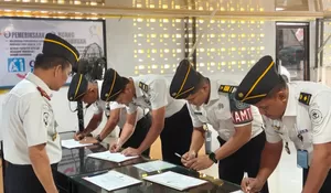 Bangun ZI Menuju WBK, Lapas Kotapinang Gelar Penandatanganan Pakta Integritas