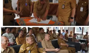 Wabup Rohul Syafaruddin Poti Hadiri Musrenbang Kecamatan Bonai Darussalam.
