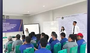 Peserta Magang Laksanakan Sosialisasi PHBS, Warga Binaan Rutan Humbahas Didorong Terapkan Pola Hidup Sehat