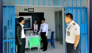 Pastikan Pelayanan Kesehatan Optimal, Kepala Rutan Humbahas Kontrol Klinik Rutan
