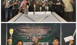 Open Turnamen 88 Biliar Rohul: Cetak Bibit Atlet Muda, Bupati Anton Tambah Hadiah Juara