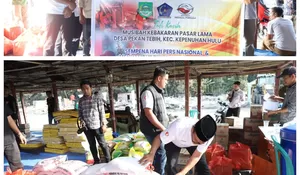 HPN 2026, Sahabat Rokan Hulu Peduli Dan PJI Salurkan Sembako Korban Kebakaran Dari Haru Menuju Harapan