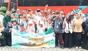 Outing Class Pesisir Surabaya, Bang Jo Dorong KRISNA Cetak Generasi Peduli Lingkungan dan Percaya Diri