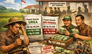 Diduga Peras Petani, KTNA Gondang Sisipkan Iuran Dibalik Pendistribusian Pupuk Subsidi