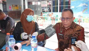Lapas Rantauprapat Gelar Cek Kesehatan Gratis (CKG) Bagi Pegawai dan Warga Binaan