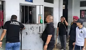 Jelang Ramadhan, Lapas Padangsidimpuan Lakukan Pengecekan Teralis dan Pintu Kamar Hunian
