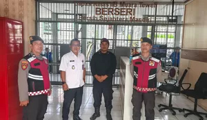 Sinergi Jaga Kondusifitas Jelang Ramadan, Lapas Muara Teweh dan Polres Barito Utara Gelar Patroli Sambang