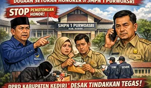 DPRD Kediri Soroti Dugaan Setoran Honorer di SMPN 1 Purwoasri