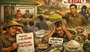 Skandal Biaya Berlapis Pupuk Subsidi di Kecamatan Gondang Diduga Cekik Petani