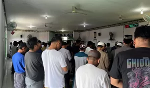 Khidmat dan Penuh Kekhusyukan, Warga Binaan Lapas Muara Teweh Laksanakan Sholat Jumat Berjamaah