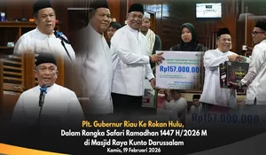 Bupati Anton Bersama Plt Gubri SF Hariyanto Safari Ramadhan 1447 Hijriah Perdana di Kunto Darussalam