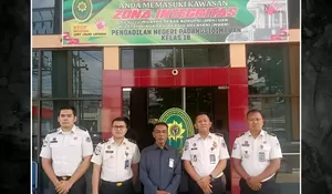 Koordinasi, Lapas Gunungtua Kunjungi Pengadilan Negeri Padangsidimpuan
