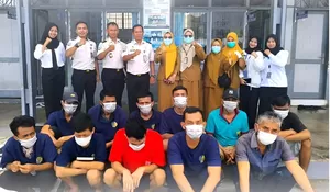 Lapas Padangsidimpuan Gelar Skrining TB, HIV dan Kusta bagi Warga Binaan Bersama Dinkes dan Puskesmas Pijorkoling