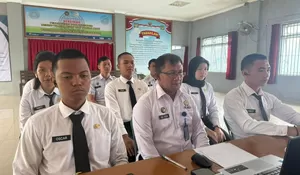 Langkah Nyata Peningkatan Kompetensi, CPNS Lapas Kelas IIB Gunungsitoli Ikuti Pembukaan Latsar Secara Daring
