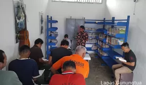 Penuhi Hak Keagamaan, Lapas Kelas III Gunungtua Gelar Kebaktian