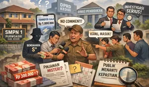 Dugaan Setoran Honor di SMPN 1 Purwoasri Kediri Hingga Saat Ini Masih Jadi Perbincangan