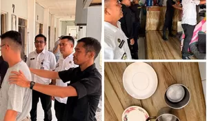Jaga Keamanan dan Ketertiban, Lapas Muara Teweh Gelar Razia Rutin di Blok Hunian Warga Binaan
