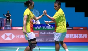 Bulutangkis Kejuaraan Dunia : Unggulan 44 Indonesia Bekap Hongkong